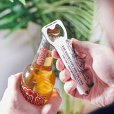 Oakdene Designs Bottle Opener Personalised Camping Bottle Opener